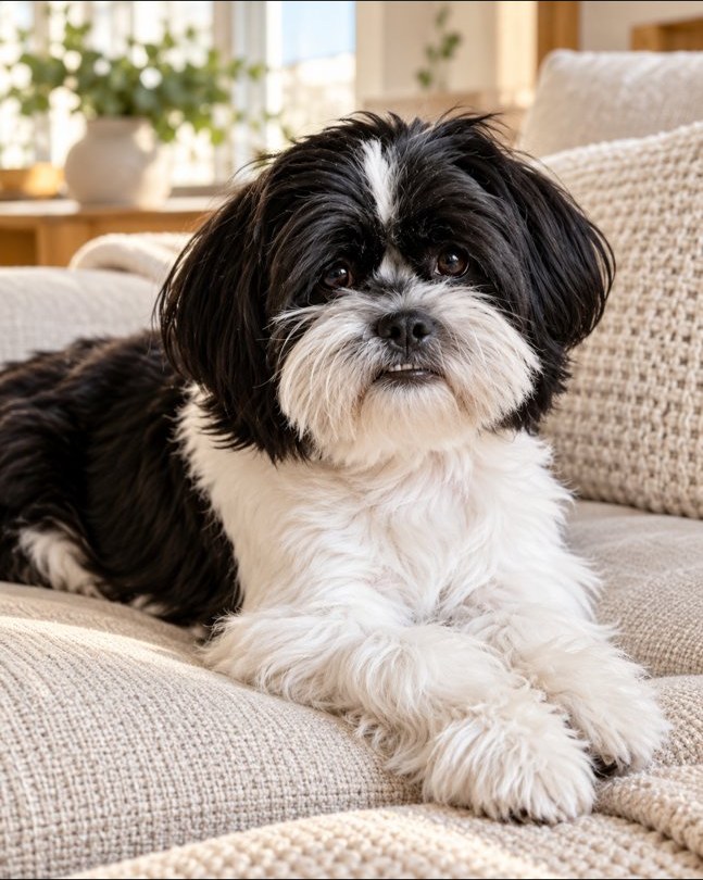 MYLO slapper av på sofaen
